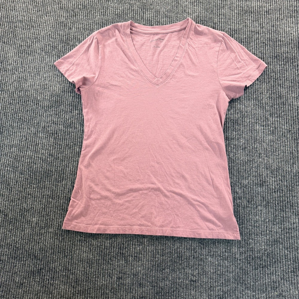 Universal Thread Womens Short Sleeve T-Shirt Size M Mauve Solid Basic Tee